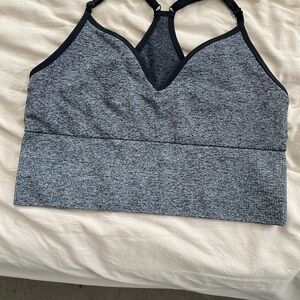 Victoria's Secret Black and Gray Sports Bra